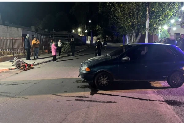 Sanagasta: mujer resultó herida en un accidente de tránsito
