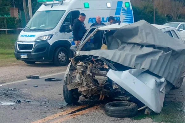 Un muerto en un tremendo choque frontal en Río Cuarto