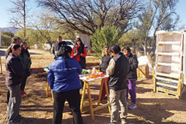 Feriantes de El Portezuelo se capacitaron en construcción de secaderos