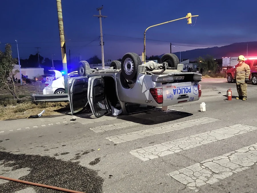 El siniestro ocurrió en la intersección de Avenida Félix de la Colina y calle Viamonte