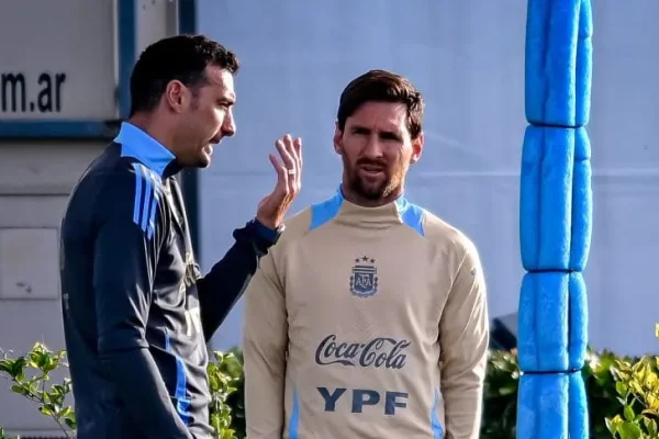 Lionel Scaloni puso en duda la presencia de Messi ante Chile: