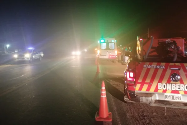 Siniestro vial en Ruta Nacional N° 38: una menor resultó herida tras colisión entre moto y automóvil