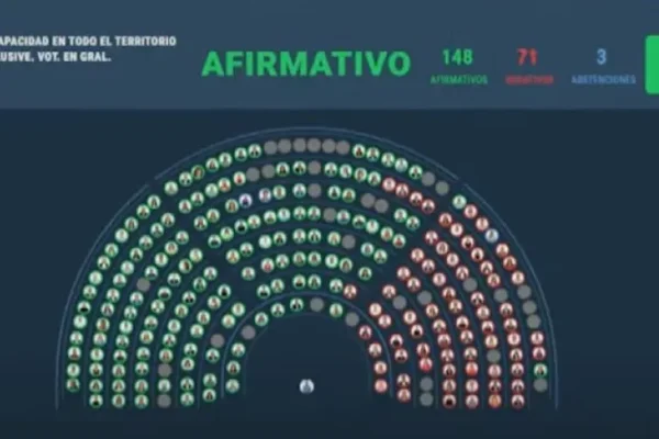 Con holgada mayoría, también se aprobó la Ley de Emergencia en Discapacidad en Diputados