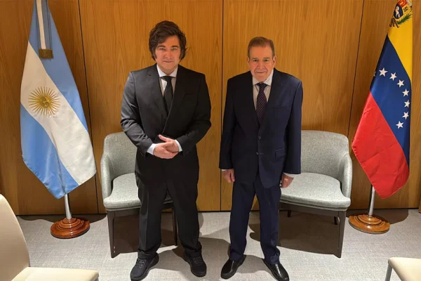Javier Milei se reunió en Madrid con Edmundo González Urrutia, presidente electo de Venezuela