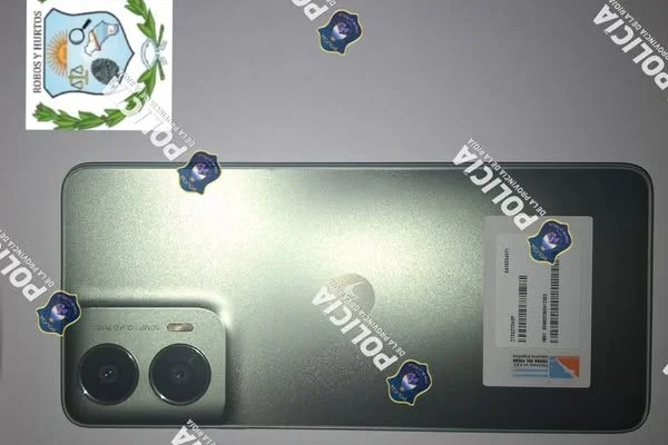 La policia recuperó un celular de alto valor económico