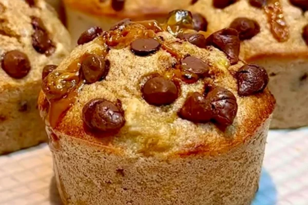 Muffins fit con banana madura
