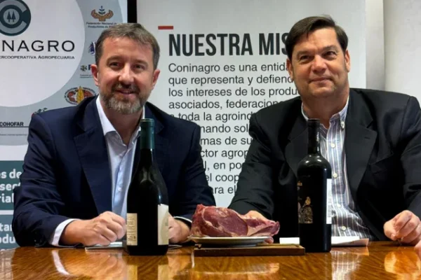 Productores de carne vacuna y de vinos unen fuerzas para promocionar ambos productos claves en el exterior