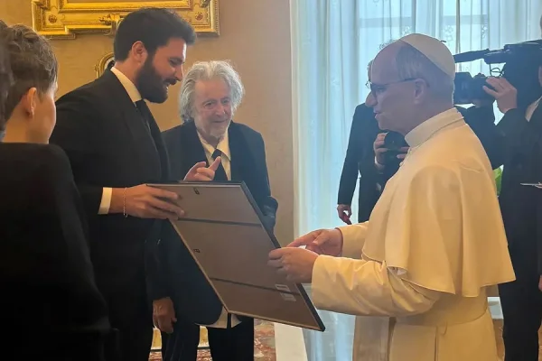Al Pacino se reunió con el papa León XIV