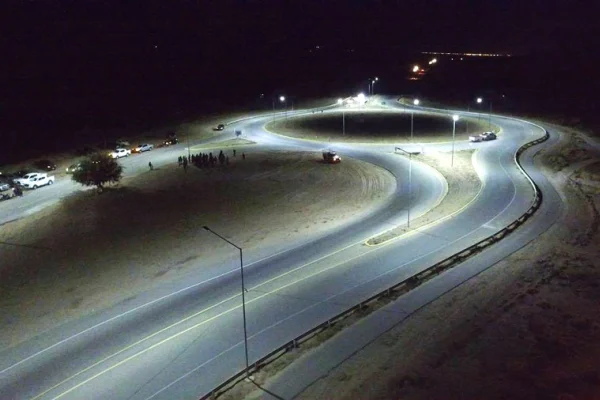 Habilitaron obra de iluminación de Autovía Chilecito - Nonogasta