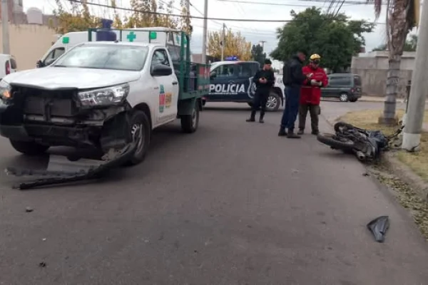 Motociclistas hospitalizados tras siniestros viales