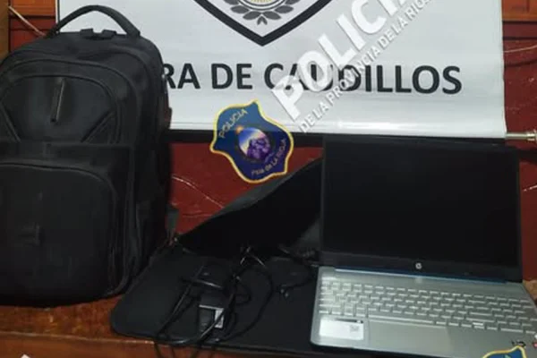La policia recuperó elementos robados en el interior