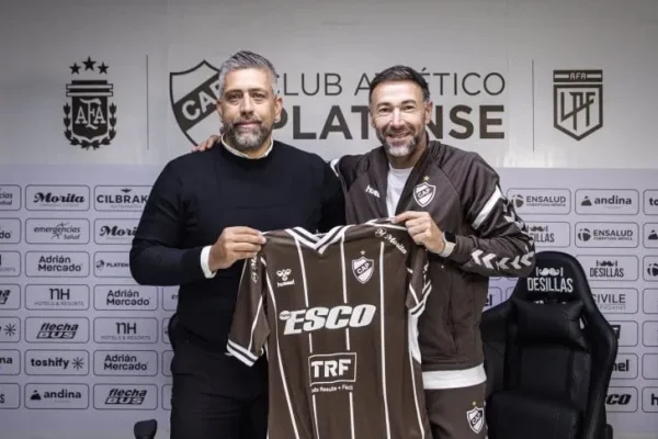 La presentación de Kily González como DT de Platense: