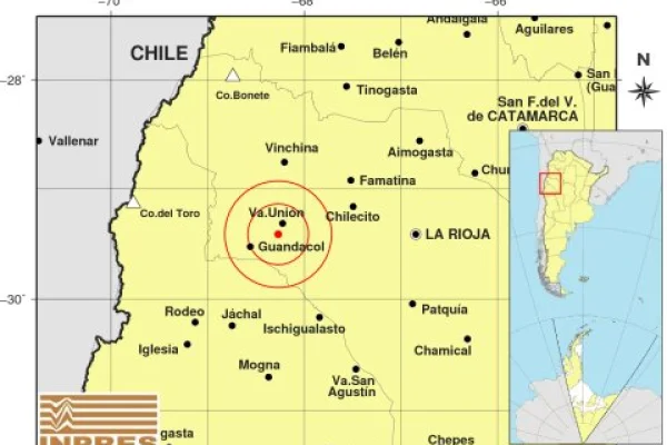Tembló el oeste riojano