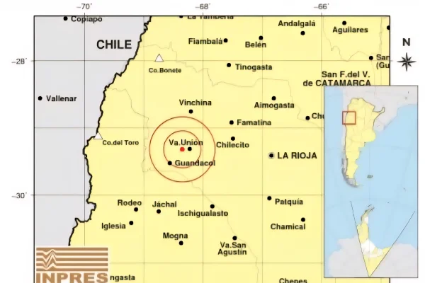 Un sismo de 4.7 grados sacudió al territorio riojano