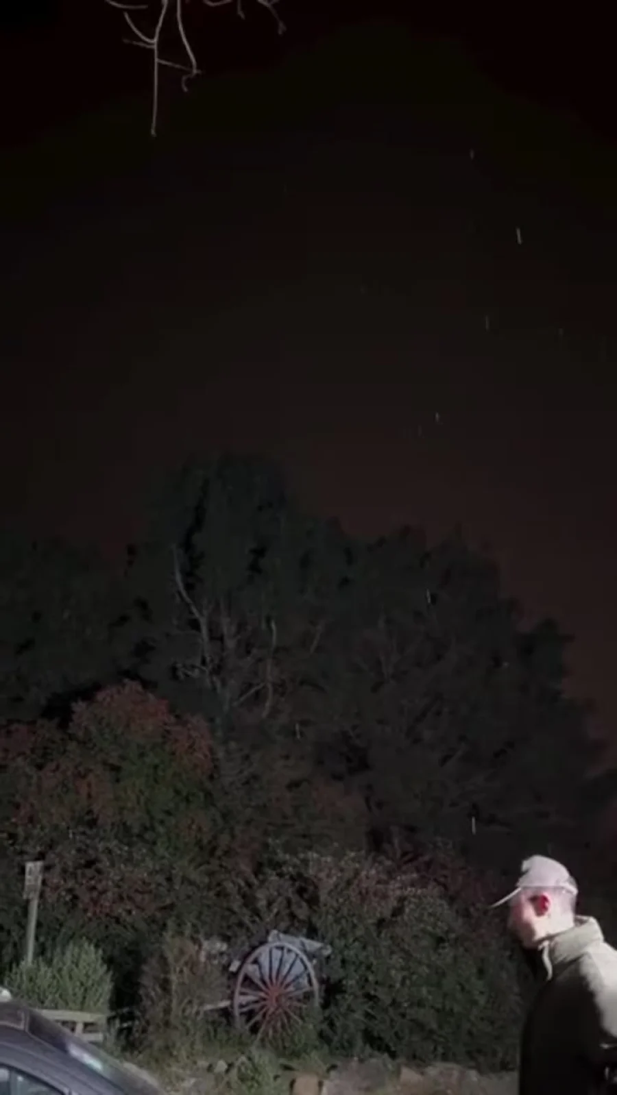 Se registraron nevadas en Tandil durante la madrugada