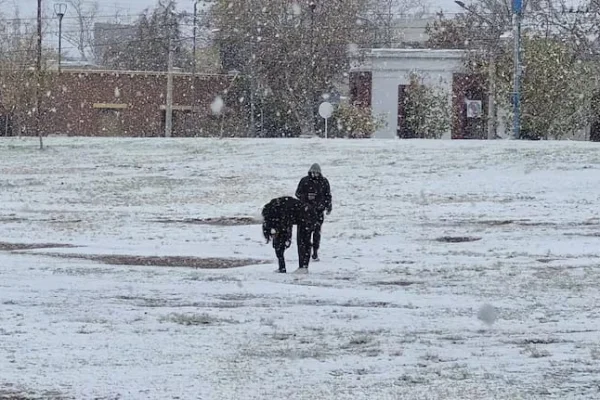 Las mejores fotos de las nevadas en Córdoba, Mendoza, Bahía Blanca y La Pampa