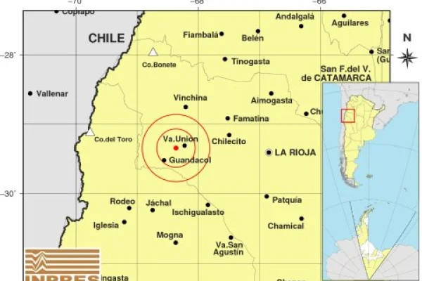 Tembló el oeste riojano