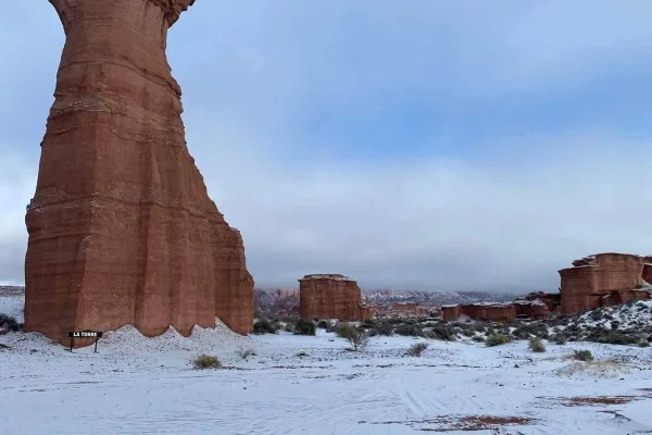 La Rioja ya tiene sus postales de nieve