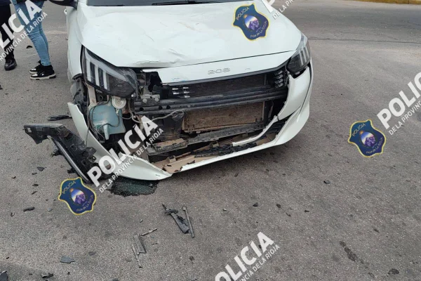 Motociclista sufrió fractura de tibia y peroné en un siniestro vial