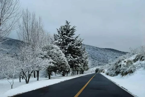 Nevada histórica en la capital de Catamarca