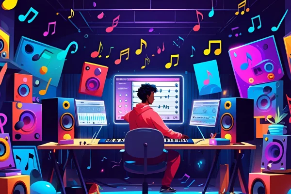 Crea Canciones con Letra Gratis utilizando Vidnoz Generador de Música IA