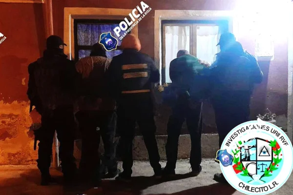 Investigaciones realizó allanamientos en Chilecito y hubo dos detenidos