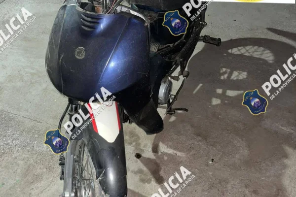 La Policia recuperó una motocicleta robada