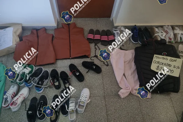 Desvalijó una tienda de ropa y la policia lo detuvo tras un allanamiento