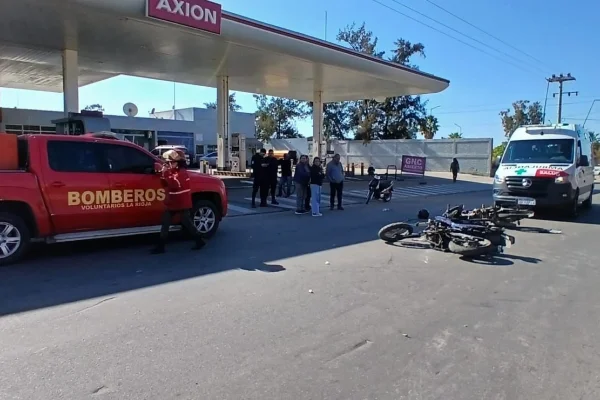Motociclistas resultaron heridos tras un siniestro vial
