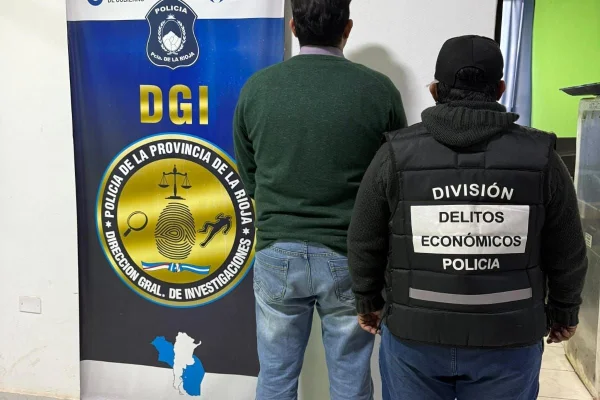 La policía detuvo a un hombre por el delito de estafa