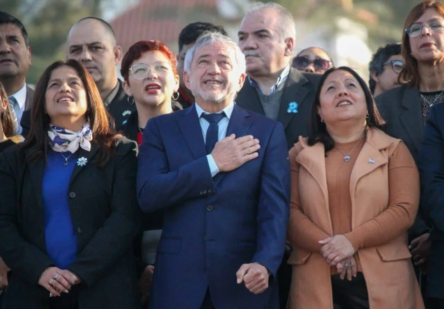 El acto. Se llevó a cabo en el renovado espacio verde de La Estación, con la participación de autoridades municipales.