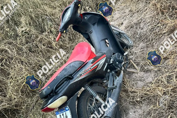 Investigaciones recuperó una motocicleta robada el año pasado