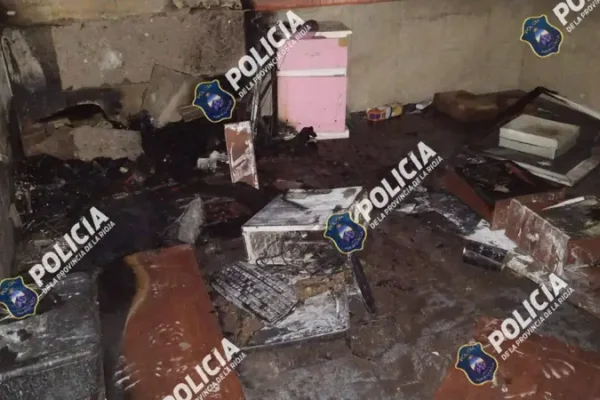Incendio en departamento del barrio Pango provocó daños parciales