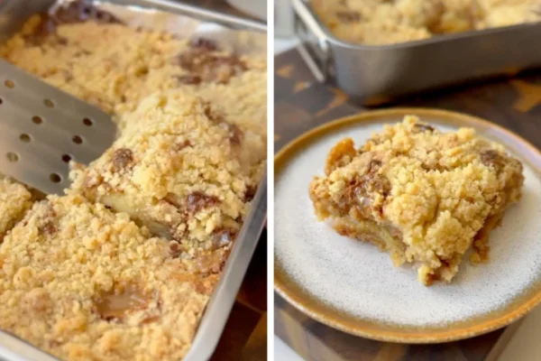 Crumble de banana y dulce de leche: la receta fácil y rica