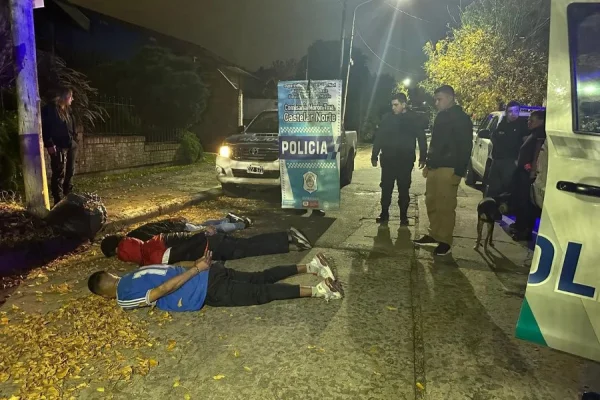 Morón:  cayó una peligrosa banda que se preparaba para robar