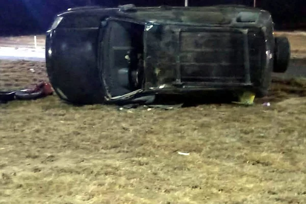 Vuelco en el ingreso a Chamical dejó un herido