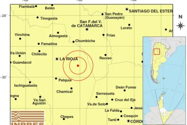 Sismo con epicentro en La Rioja