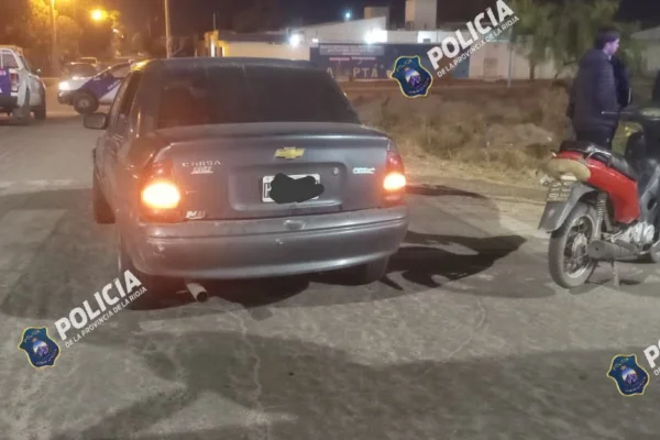 Siniestro vial dejó a un menor de edad con heridas leves