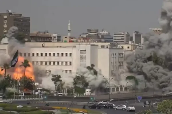 Israel atacó el edificio donde están Ministerio de Defensa y el cuartel general del ejército de Siria