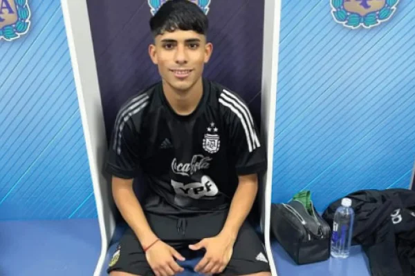 Tiago Esidín volvió a entrenar con la selección de ascenso