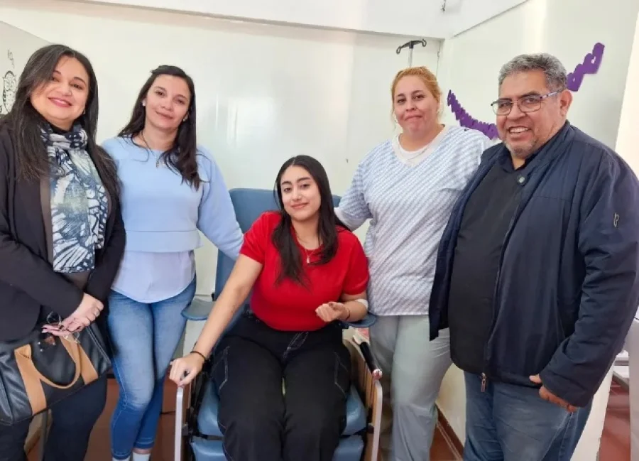 Aplausos para ella. En el año 2023 se anotó como donante de médula ósea en una colecta externa de sangre, un acto de pura empatía