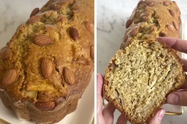 Budín de avena, manzana y almendras: la receta fácil, húmeda y riquísima para la hora del mate