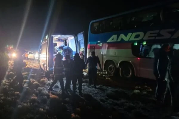 Choque fatal entre un camión y un micro en Santa Cruz: hay cuatro muertos