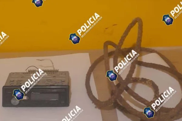 La policia secuestró elementos robados en Chamical