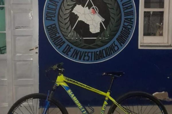 Robaron una bicicleta y la ocultaron entre las malezas