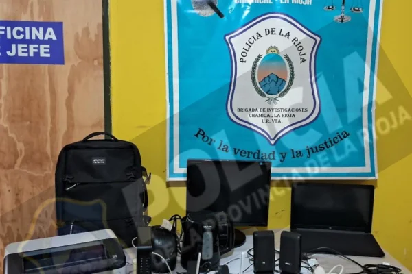 La Policía recuperó bienes robados a AMP en Chamical