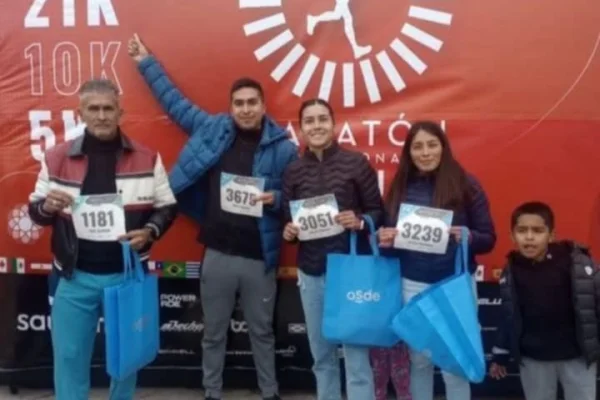 Chamical estuvo presente en la maratón de San Juan