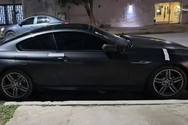 Policia de Catamarca secuestró un BMW que iba en manos de un riojano