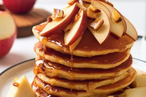 Pancakes saludables: receta con avena y manzana