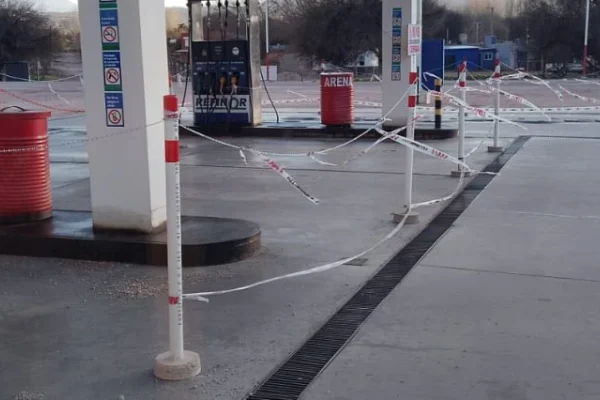 Cerró la estación de servicio de Sanagasta